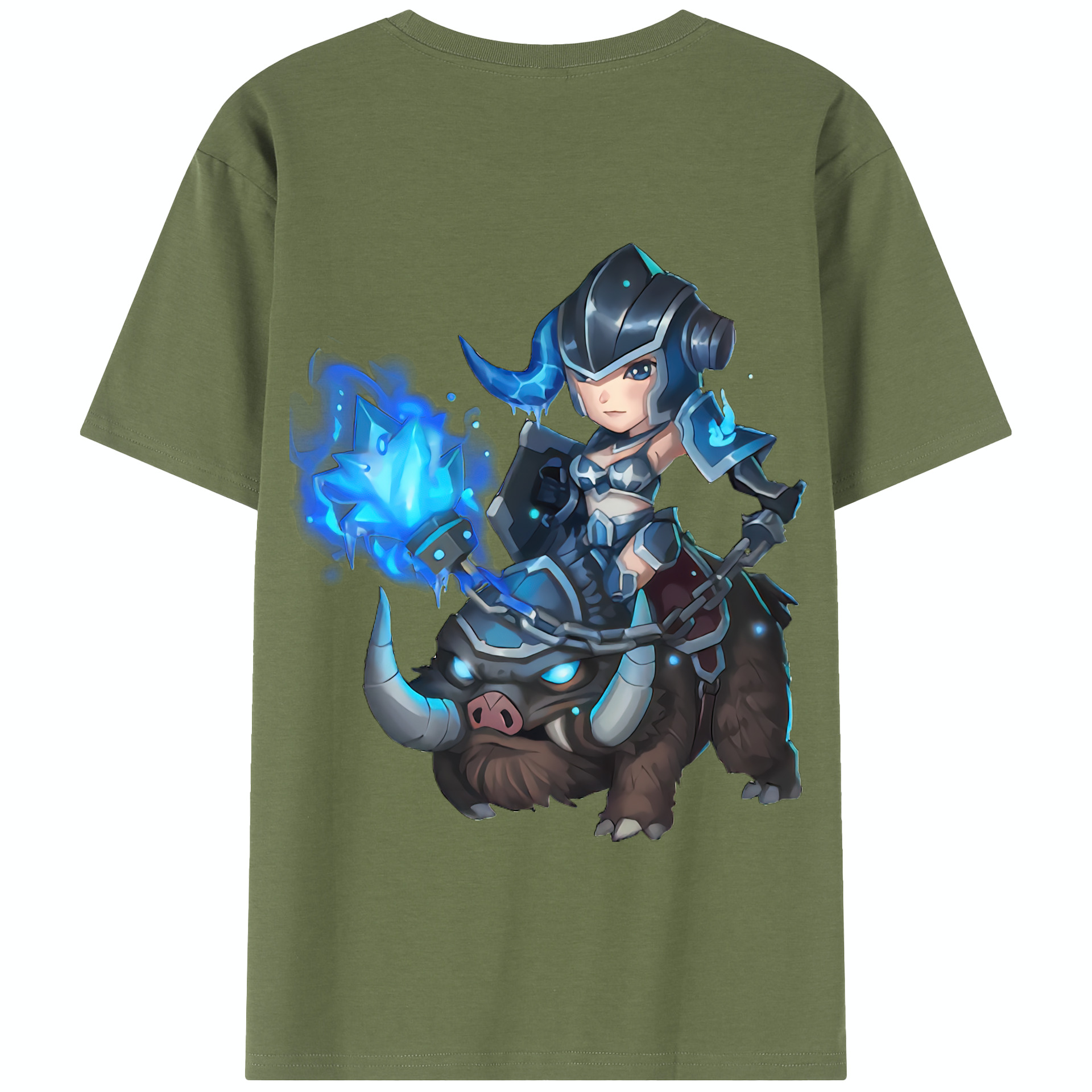 リーグ・オブ・レジェンド League of Legends LOL 綿100％半袖Tシャツ（背面プリント）